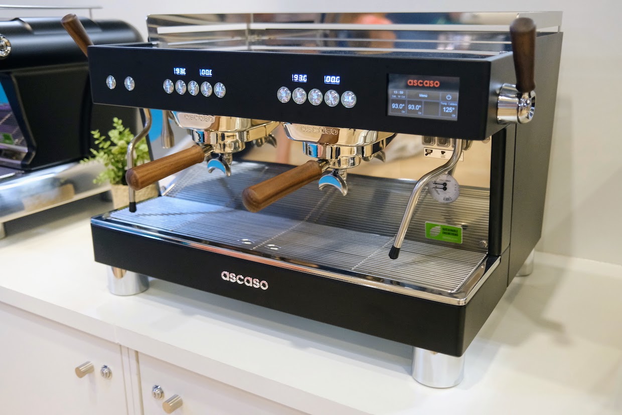 Ascaso commercial espresso display